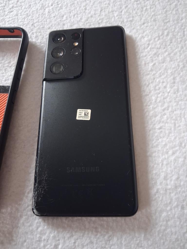 Samsung Galaxy S21 Ultra 128GB Zwart - Gebruikt, Telecommunicatie, Mobiele telefoons | Samsung, Gebruikt, Ophalen of Verzenden