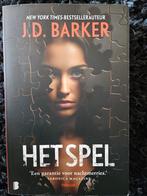 Het Spel - J.D. Barker, Ophalen of Verzenden, Zo goed als nieuw