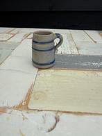 Aardewerk mini potje met blauwe strepen, Antiek en Kunst, Antiek | Keramiek en Aardewerk, Ophalen of Verzenden