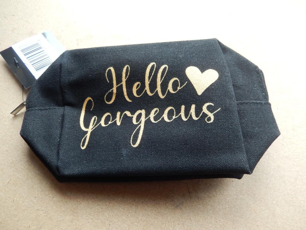 Toilet tasje: Hello Gorgeous (nieuw), Ophalen, Nieuw, Dame