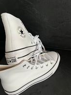 Witte leren Converse All Stars Hoge Sneakers (38), Ophalen of Verzenden, Nieuw, Wit, Sneakers of Gympen
