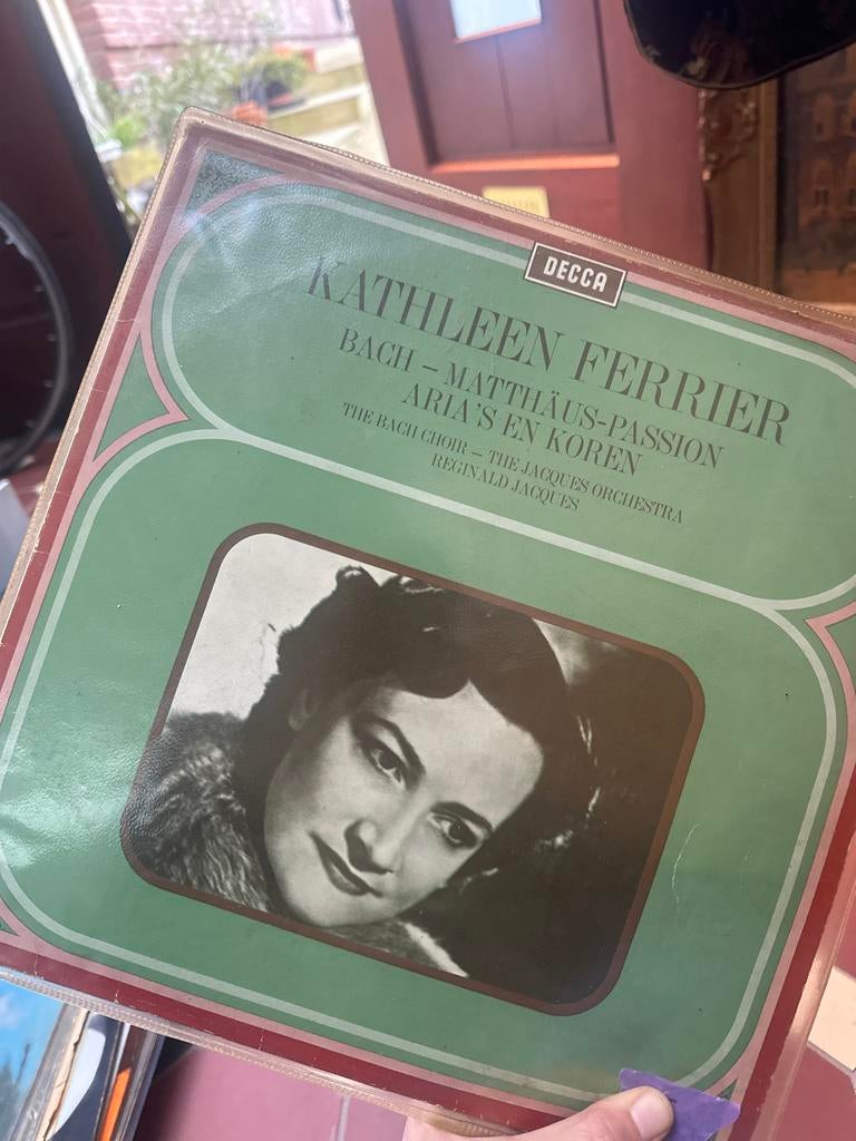 Kathleen Ferrier - Bach - Matthäus-Passion Aria's en Koren, Gebruikt, Originele persing, Ophalen of Verzenden, 12 inch