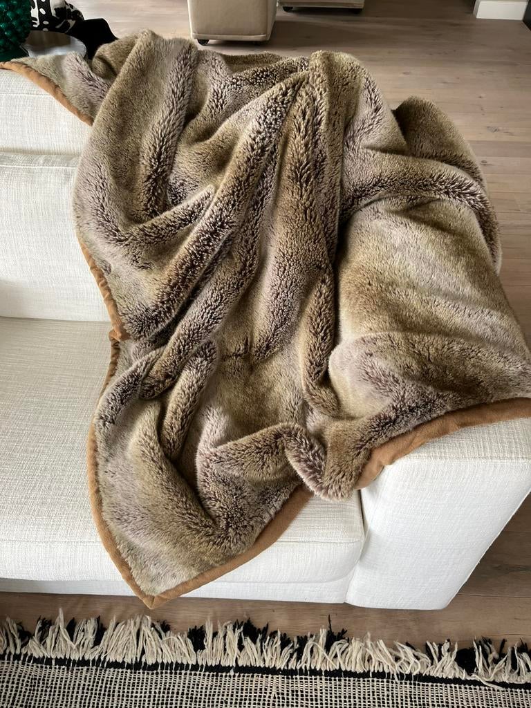 Bontplaid, gevoerd, Ophalen of Verzenden, Gebruikt