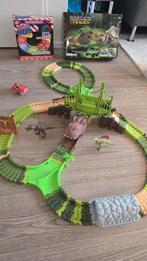 Dinosaurus racebaan en magic road glow in the dark met auto, Ophalen of Verzenden, Gebruikt, Jongen of Meisje