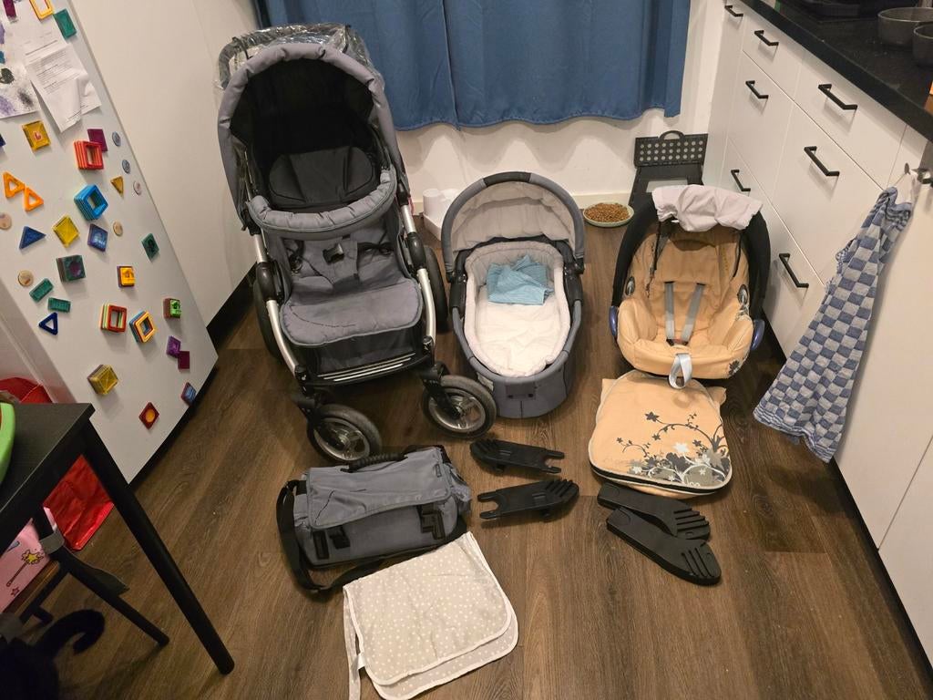 Mutsy Transporter 3-in-1 Kinderwagen Combiwagen, Kinderen en Baby's, Kinderwagens en Combinaties, Ophalen, Gebruikt, Combiwagen