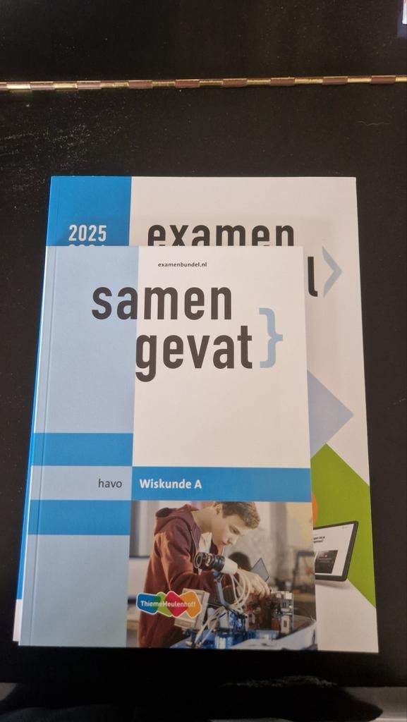 Samengevat en Examenbundel Wiskunde A havo, Ophalen of Verzenden, Zo goed als nieuw, HAVO