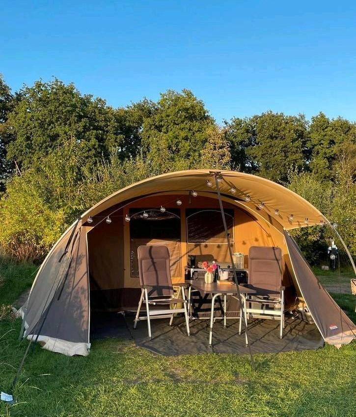 Cabanon Biscaya 500 || 6 persoons || grote tent, Caravans en Kamperen, Tenten, Ophalen, Gebruikt, Tot en met 6