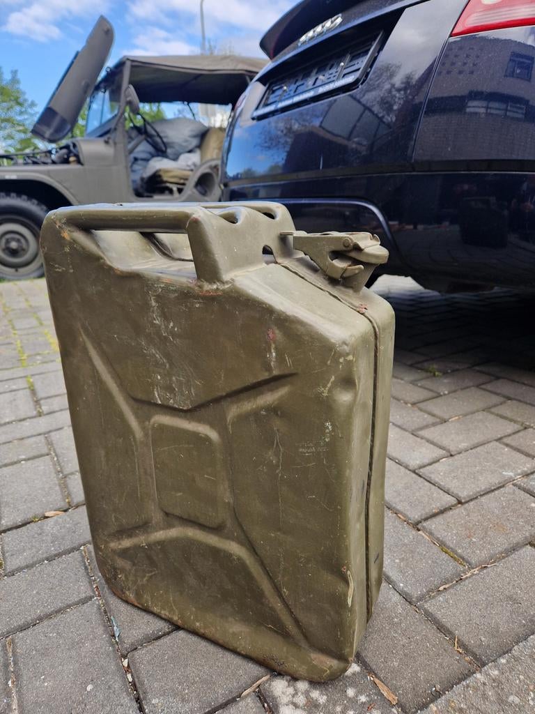 Jerrycan 1943 - Militair voertuig / Mancave decoratie, Ophalen of Verzenden, Gebruikt, Overige automerken
