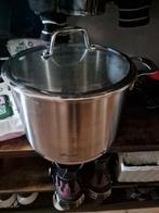 Grote soeppan. Geschrikt inductie en gas., Ophalen, Zo goed als nieuw, Overige materialen, Inductieplaat