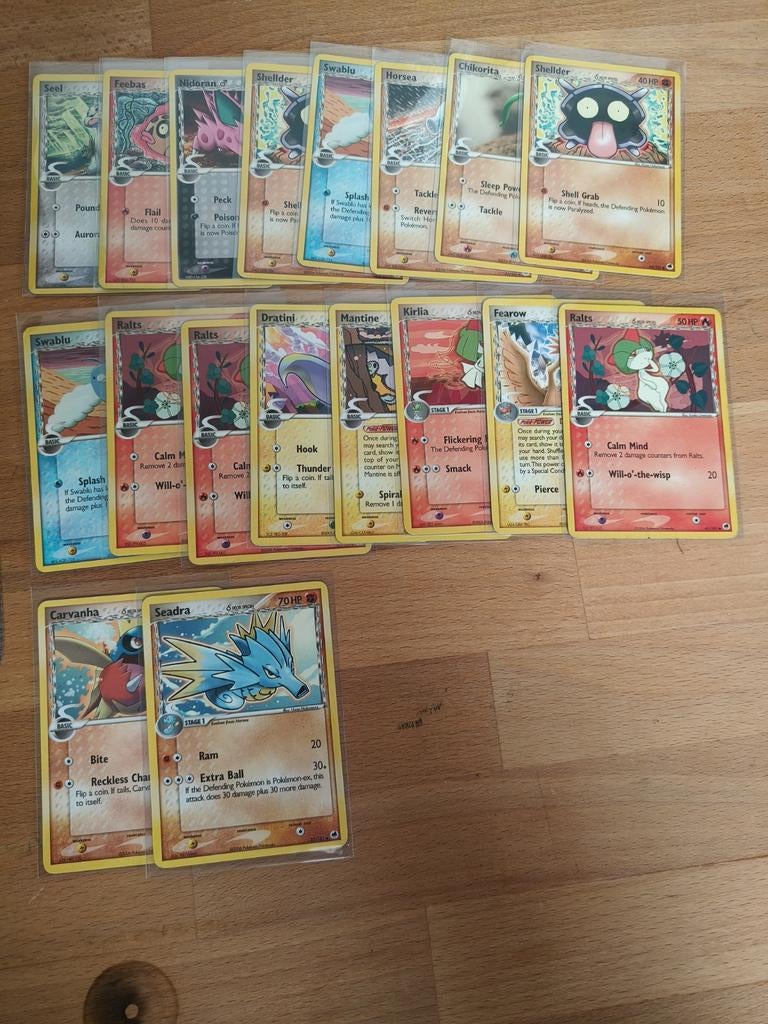 Setje Delta Species 2005/2006 pokemon kaarten, Ophalen of Verzenden, Zo goed als nieuw, Meerdere kaarten