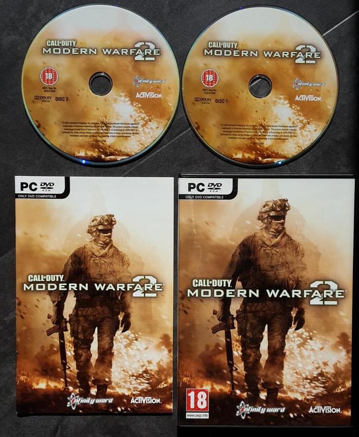 PC Game - Call of Duty Modern Warfare 2, Spelcomputers en Games, Games | Pc, Zo goed als nieuw, Shooter, 1 speler, Vanaf 18 jaar
