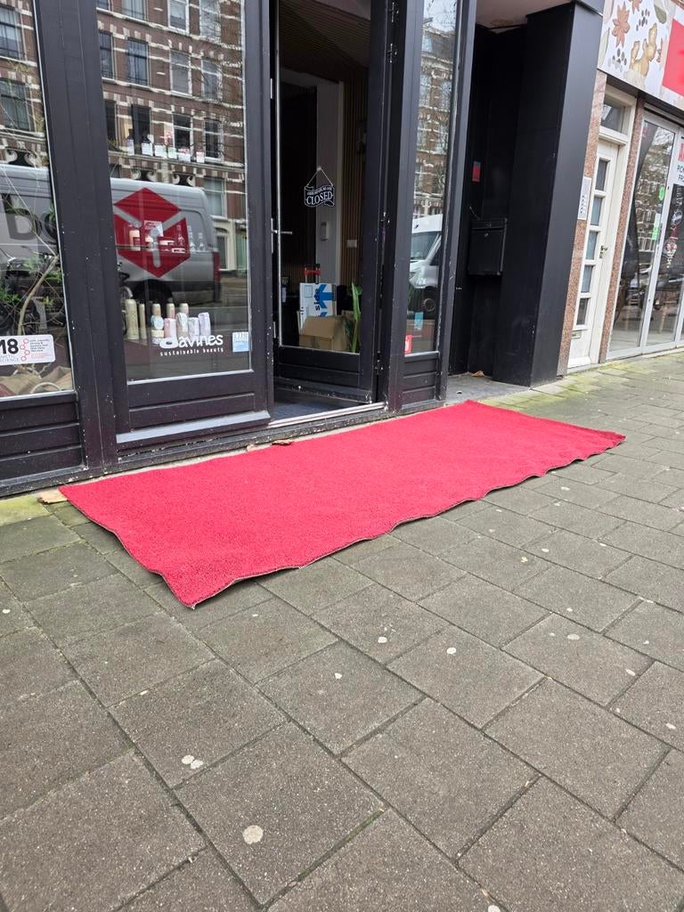 180x60 red carpet, Tuin en Terras, Gras en Kunstgras, Ophalen of Verzenden, 20 m² of meer