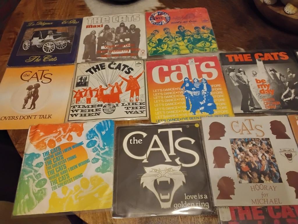 The Cats 14 vinyl singles, Cd's en Dvd's, Vinyl Singles, Ophalen of Verzenden, Gebruikt, Pop