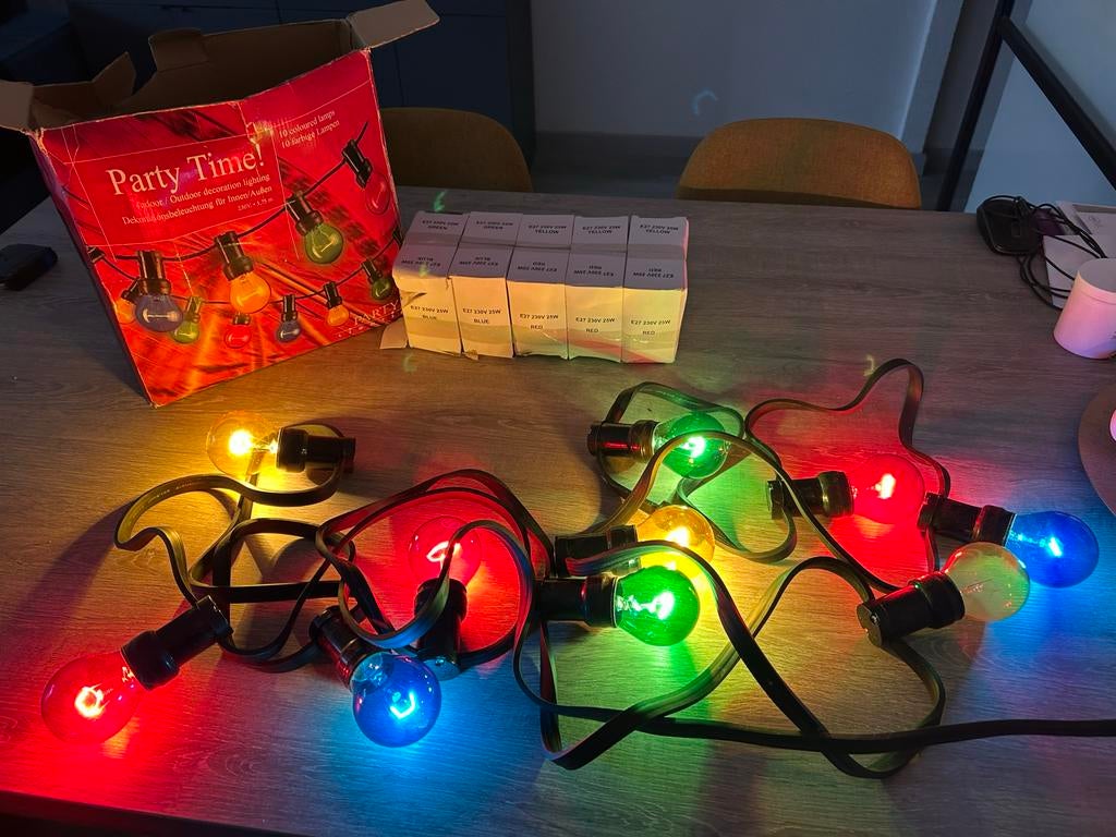 Party Time! Decoratieve verlichting voor binnen en buiten, Ophalen, Kunststof, Gebruikt, Overige typen