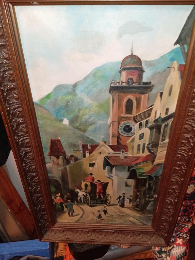 Schilderijen van Adriana Spaans - Uit inboedel oma, Ophalen of Verzenden