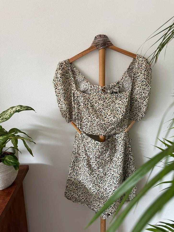 Zara Linen Blend Set Size - S&M, Kleding | Dames, Jumpsuits, Zo goed als nieuw, Ophalen of Verzenden