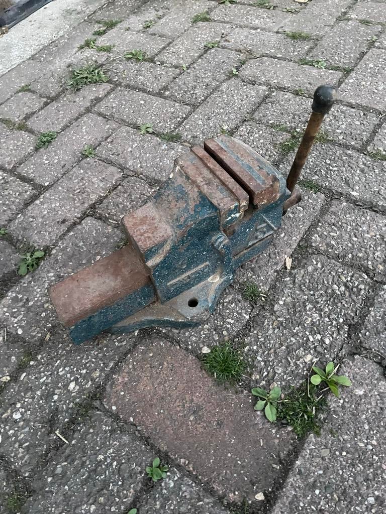 Robuuste bankschroef - Werkbank bankschroef, Ophalen, Gebruikt