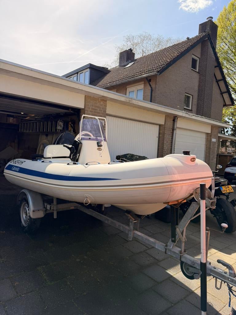 Grand golden line 340, Watersport en Boten, Rubberboten, Zo goed als nieuw, Benzine, Minder dan 70 pk, Overige materialen