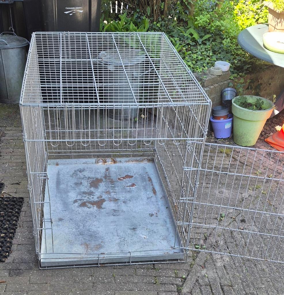 Hondenbench 100 x 74 x 80 (l x b x h), Ophalen, 75 tot 110 cm, 65 tot 100 cm