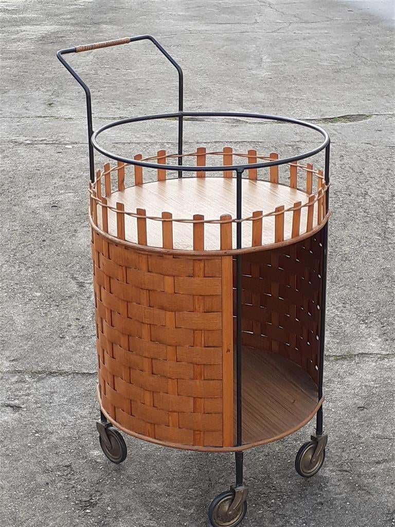 Trolley / Serveerwagen '60s ( Retro/Vintage/Design ), Ophalen, Gebruikt