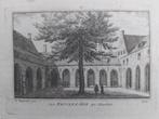 66 / in 't Prinsehof te Haarlem Gravure uit 18e eeuw, Ophalen of Verzenden