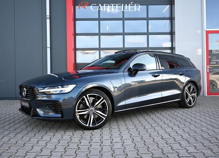 Volvo V60 2.0 T6 Recharge AWD R-Design | Pano | Leder | Memo, Auto's, Volvo, Bedrijf, Te koop, V60, 4x4, ABS, Achteruitrijcamera