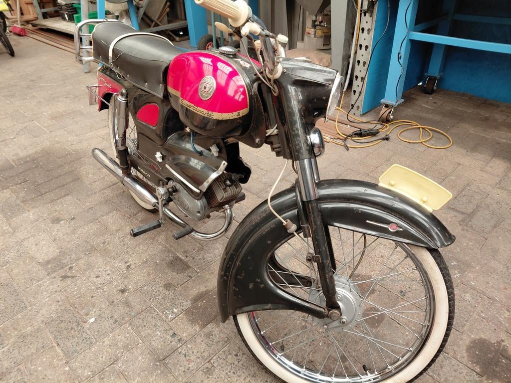 Zeldzame Batavus Super Sport Oldtimer Brommer, Fietsen en Brommers, Brommers | Oldtimers, Ophalen, Batavus