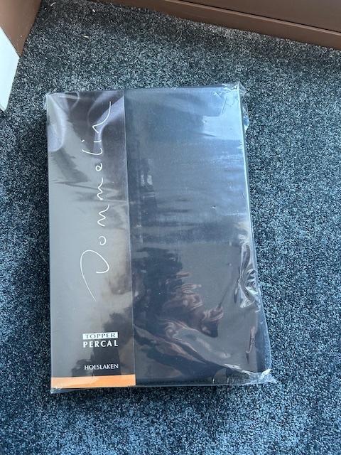 Dommelin Topper Hoeslaken 140/220 100% Percal Katoen, Huis en Inrichting, Slaapkamer | Beddengoed, Nieuw, Hoeslaken of Sloop, Tweepersoons