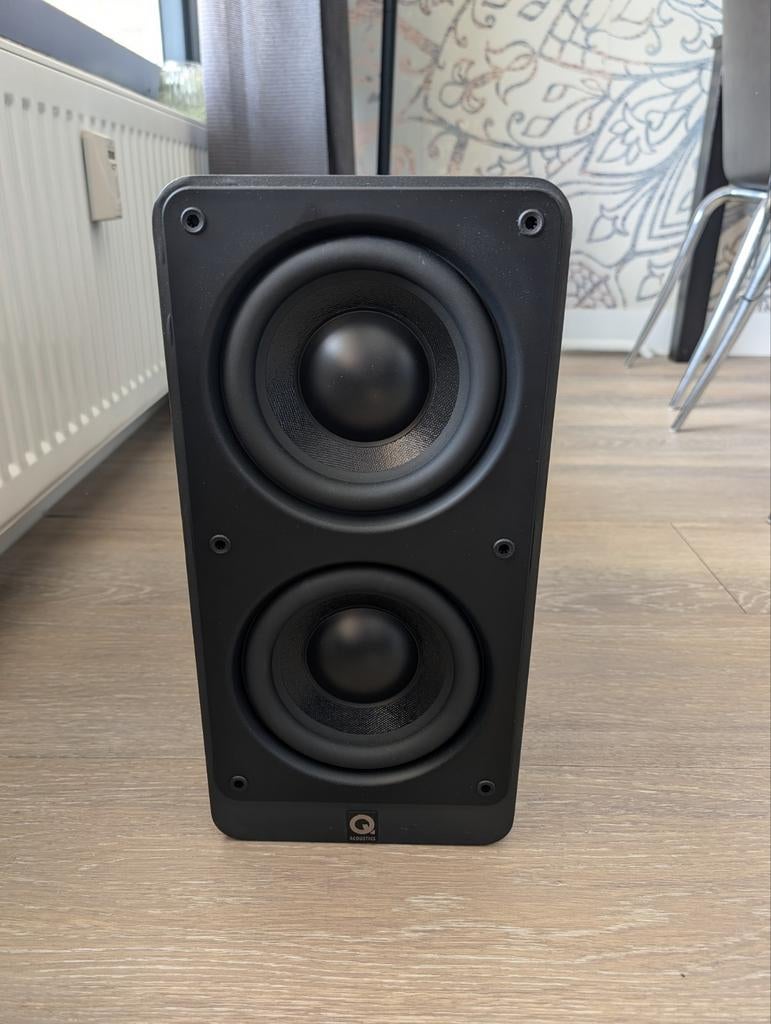 Q-acoustic, Audio, Tv en Foto, Luidsprekers, Ophalen, 60 tot 120 watt, Front, Rear of Stereo speakers, Overige merken