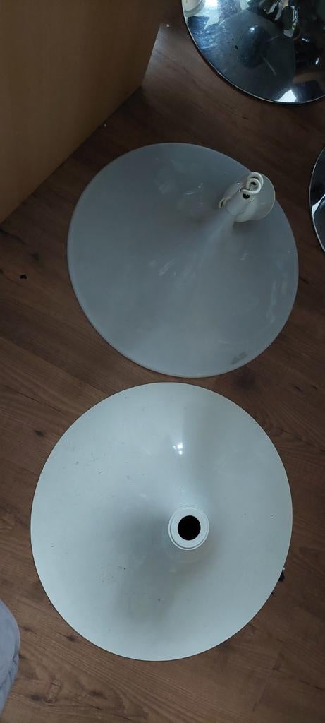 Heksen hoed kappen, Gebruikt, Wit, Rond, Ophalen of Verzenden