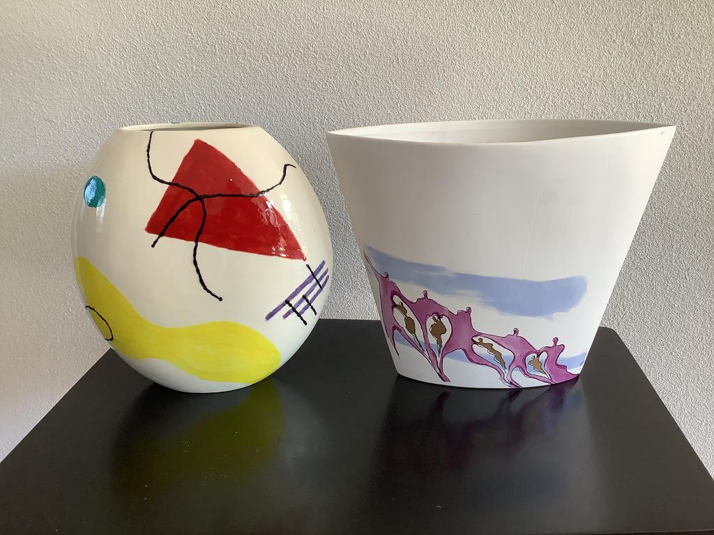 Design vaas Corry Ammerlaan en Jean Miro style, Antiek en Kunst, Kunst | Designobjecten, Ophalen of Verzenden