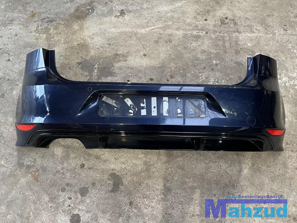 VW GOLF 7 7.5 Facelift Donker blauw achterbumper 2013-2019, Auto-onderdelen, Carrosserie en Plaatwerk, Gebruikt, Volkswagen, Volkswagen AG