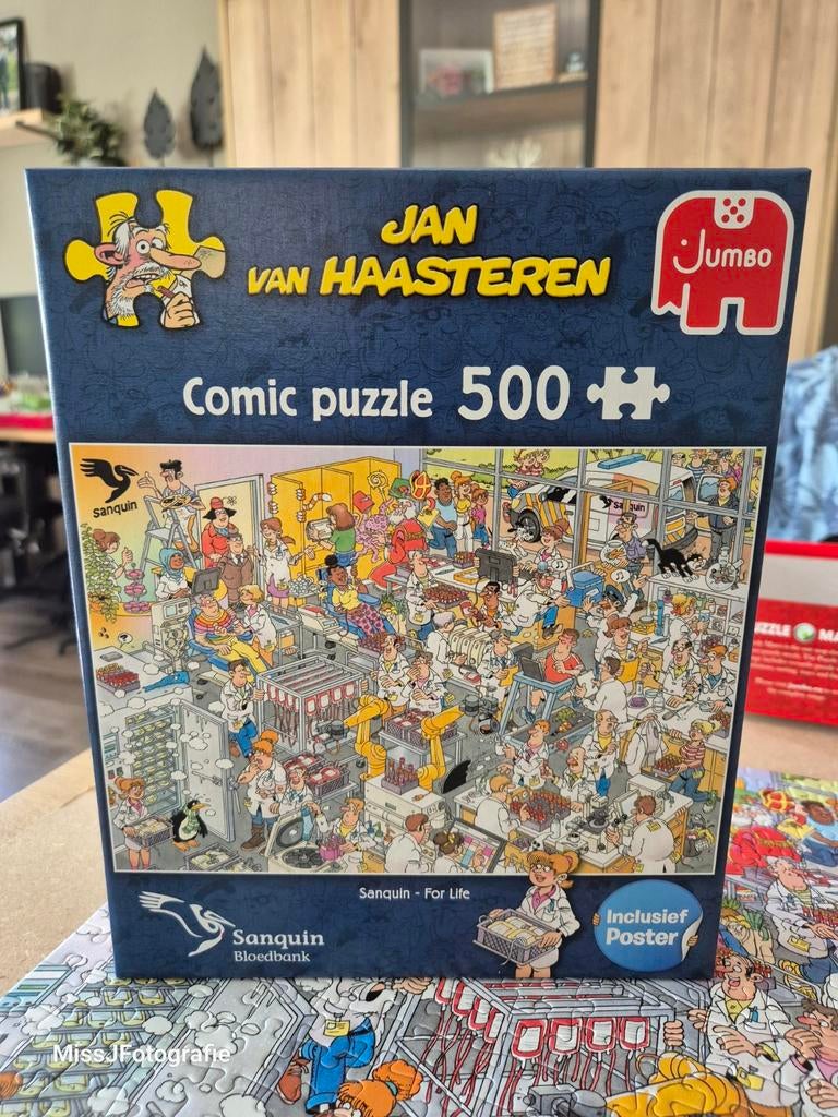 Jan van Haasteren, Sanquin, Ophalen of Verzenden, Zo goed als nieuw, Legpuzzel