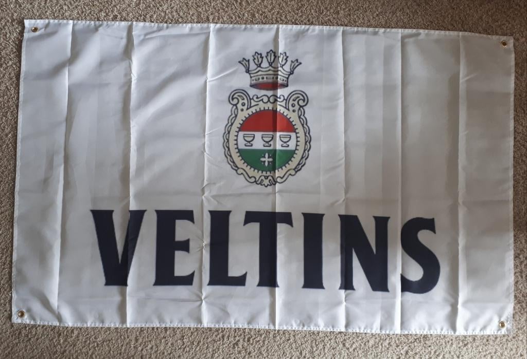 Veltins 90x150 cm Reclame Vlag, Verzamelen, Biermerken, Ophalen of Verzenden, Nieuw, Reclamebord, Plaat of Schild, Overige merken