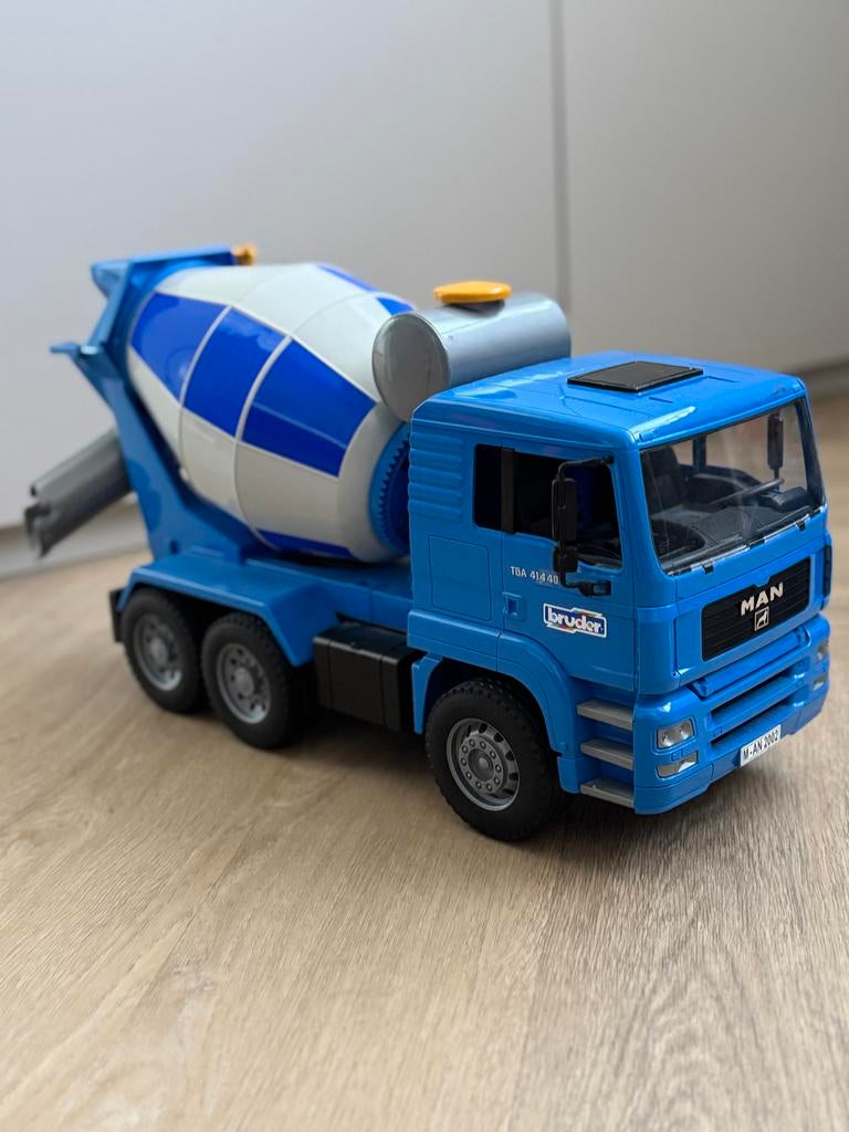 Bruder MAN Betonmixer - Speelgoed Betonauto, Kinderen en Baby's, Speelgoed | Speelgoedvoertuigen, Ophalen, Gebruikt