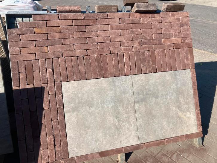 gebakken waaltje wienerberger grote partij, Tuin en Terras, Tegels en Klinkers, Nieuw, Klinkers, Keramiek, Ophalen