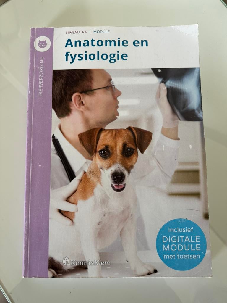 KennisKiem - Anatomie en Fysiologie dierverzorging, Boeken, Ophalen of Verzenden, Gelezen, Overige diersoorten