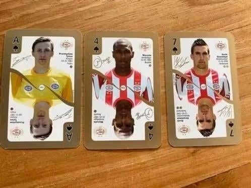 3 verzamelkaarten PSV ( voetbal plus actie), Ophalen of Verzenden, Zo goed als nieuw, Losse kaart