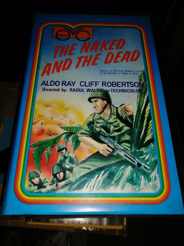 Vcc video2000 ex-rental - The Naked And The Dead, Vanaf 16 jaar, Ophalen of Verzenden, Gebruikt, Horror