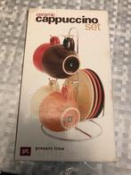 Cappuccino set met ophangrek - Present Time, Keramiek, Ophalen of Verzenden, Zo goed als nieuw, Overige stijlen
