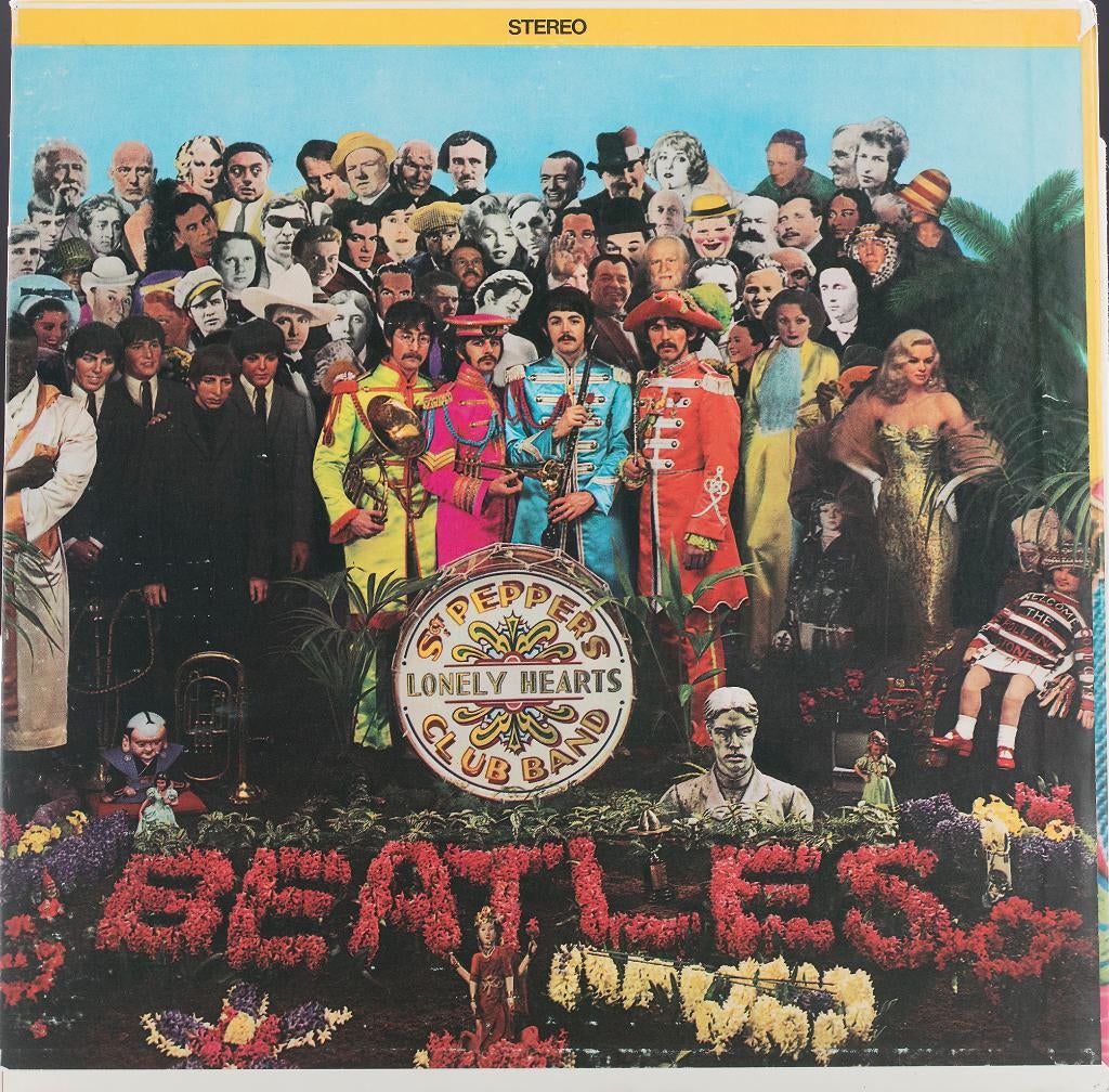 The Beatles Sgt.Peppers LHCB 1967 US Rainbow Rim Nr. Mint!, Gatefold hoes, Ophalen of Verzenden, Zo goed als nieuw, 12 inch