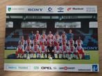 Ajax elftalfoto seizoen '91/'92 met handtekeningen, Verzenden, Zo goed als nieuw, Ajax, Spelerskaart