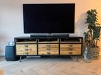 Dutchbone TV Meubel met lades, Huis en Inrichting, Kasten | Televisiemeubels, Ophalen, 150 tot 200 cm, Vintage, Zo goed als nieuw