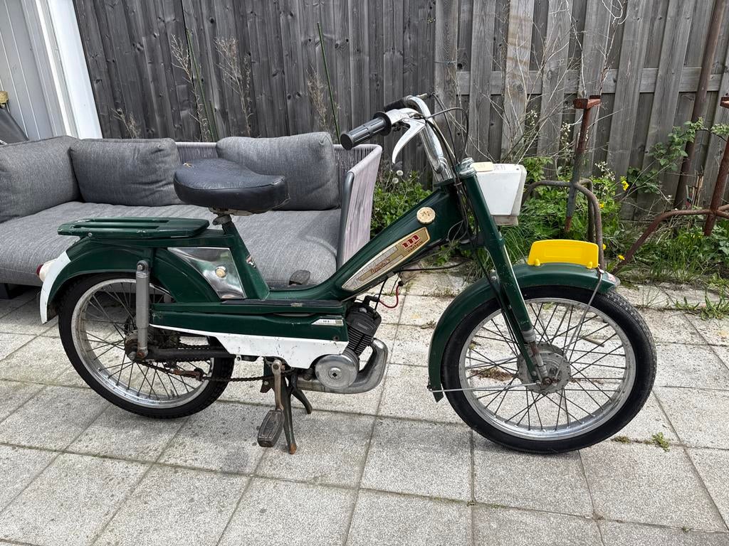 Kaptein Mobylette AV50 oldtimer brommer, Fietsen en Brommers, Brommers | Oldtimers, Ophalen, Maximaal 45 km/u, Overige merken