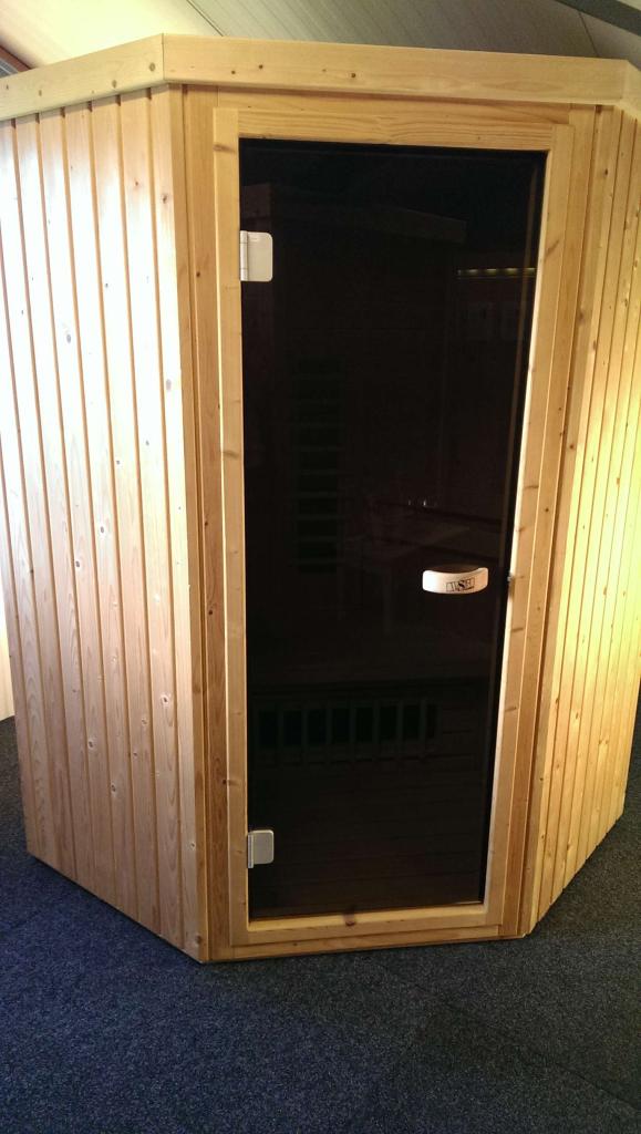 Infraroodsauna en Finse sauna in 1. Combisauna., Niet ingevuld, Zo goed als nieuw, Niet ingevuld, Niet ingevuld