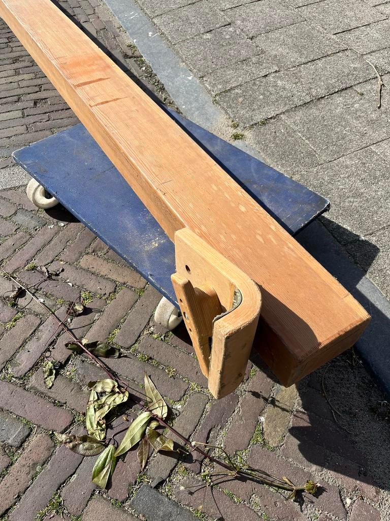 Nijha Evenwichtsbalk - Houten Gymnastiekbalk, Ophalen, Gebruikt