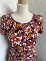 King Louie maat L bloemen retro mona jurk 2264, Maat 42/44 (L), Ophalen of Verzenden, Zo goed als nieuw, Knielengte
