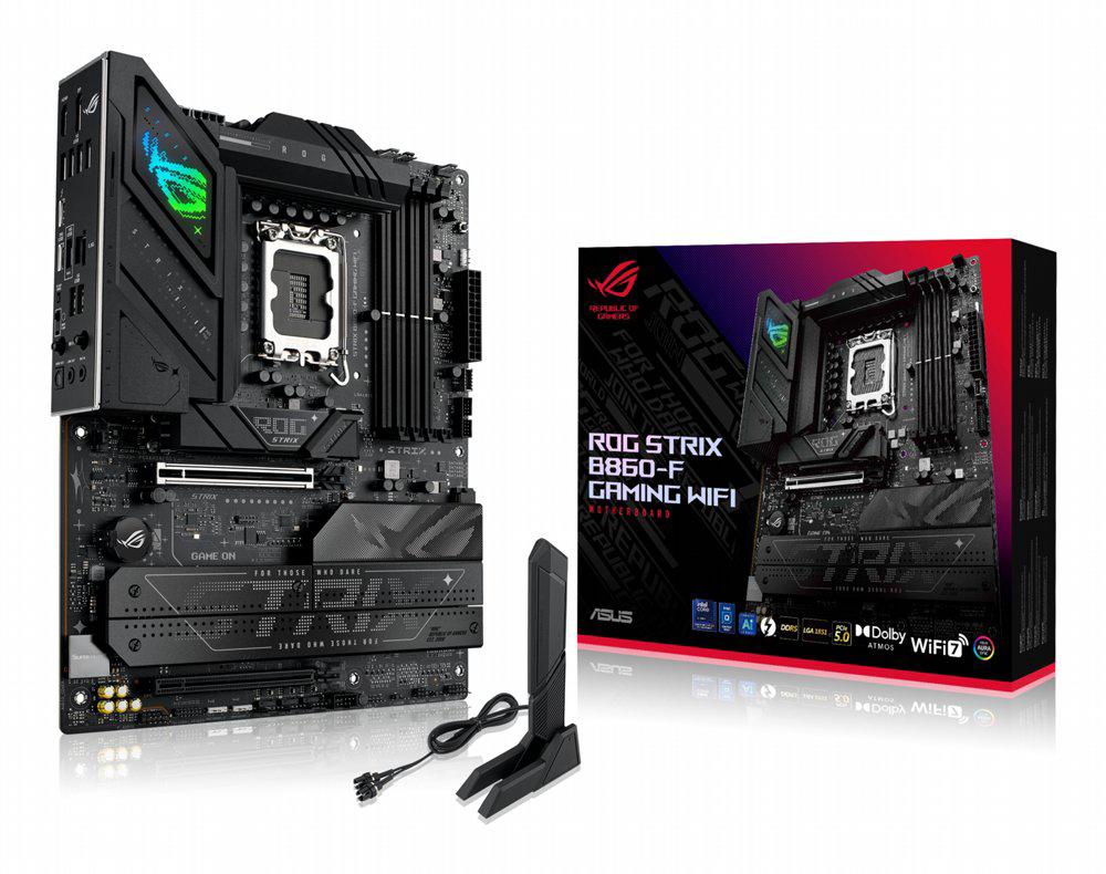 ASUS ROG STRIX B860-F GAMING WIFI, Computers en Software, Moederborden, Ophalen of Verzenden, Zo goed als nieuw, Intel, DDR5