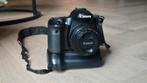 Canon 70D met 18-55mm lens en batterygrip, Gebruikt, Spiegelreflex, Canon, Ophalen of Verzenden