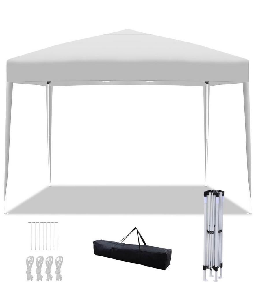 Partytent wit uitklapbaar 3x3 meter, Ophalen, Opvouwbaar, Partytent, Minder dan 4 meter